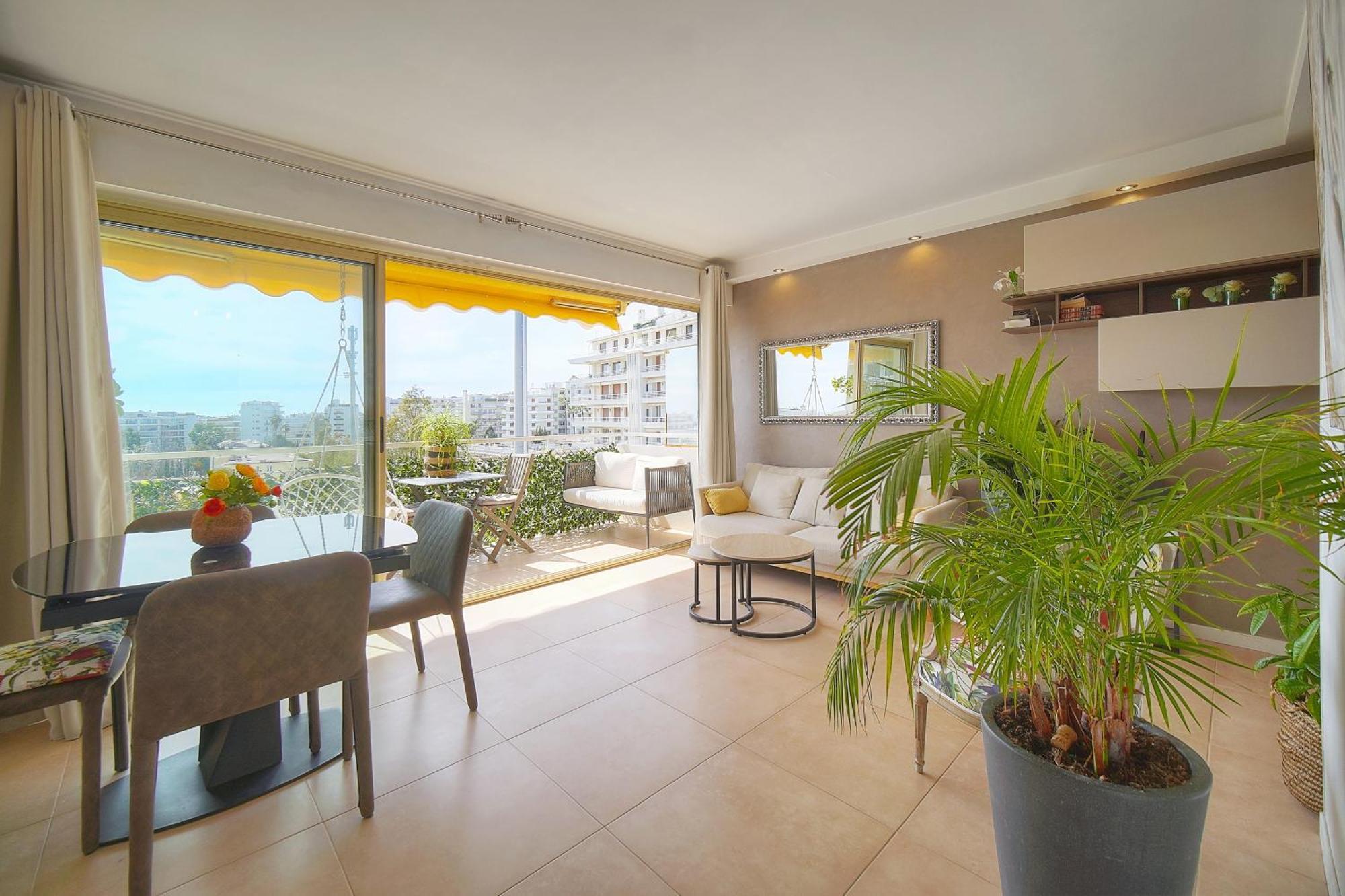 Frgk "Etoile Du Sud Terrasse Vue Mer Palm Beach" Cannes Exteriér fotografie