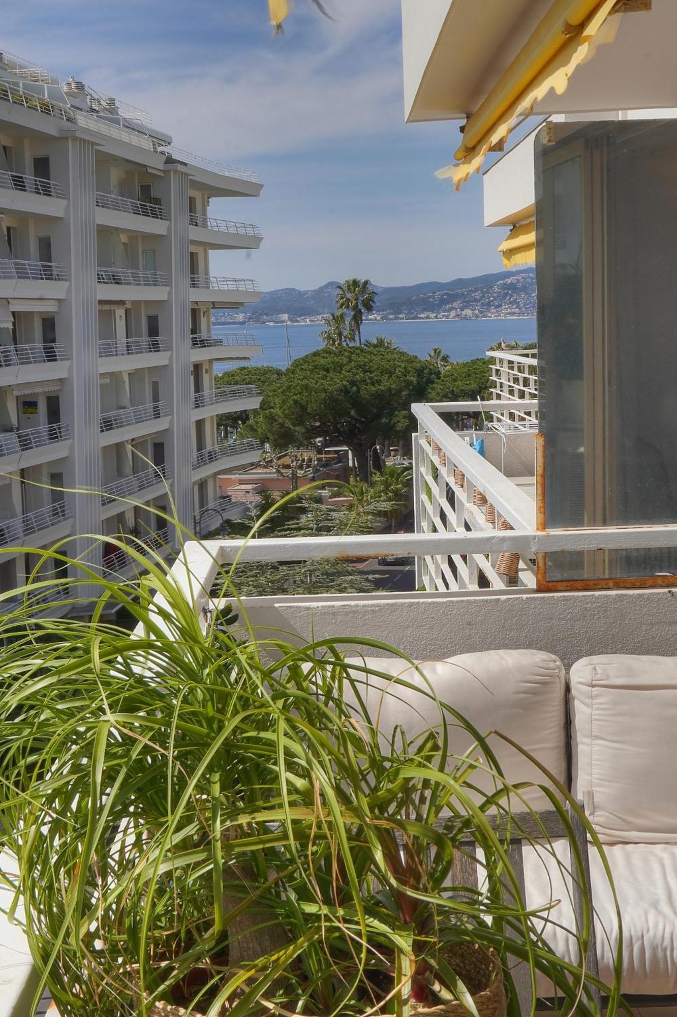 Frgk "Etoile Du Sud Terrasse Vue Mer Palm Beach" Cannes Exteriér fotografie