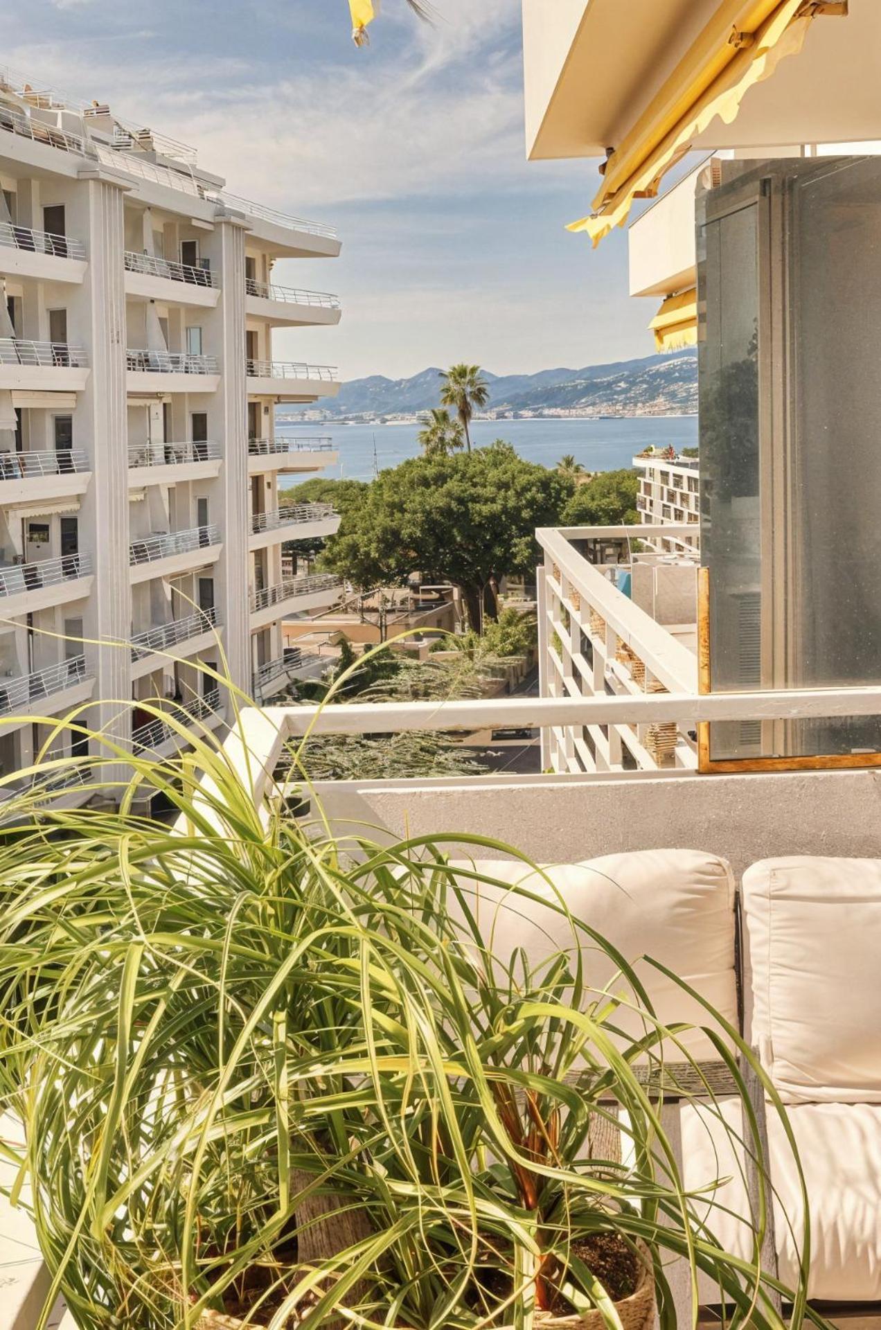 Frgk "Etoile Du Sud Terrasse Vue Mer Palm Beach" Cannes Exteriér fotografie